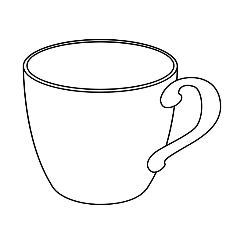 tranh tô màu cái cốc 12