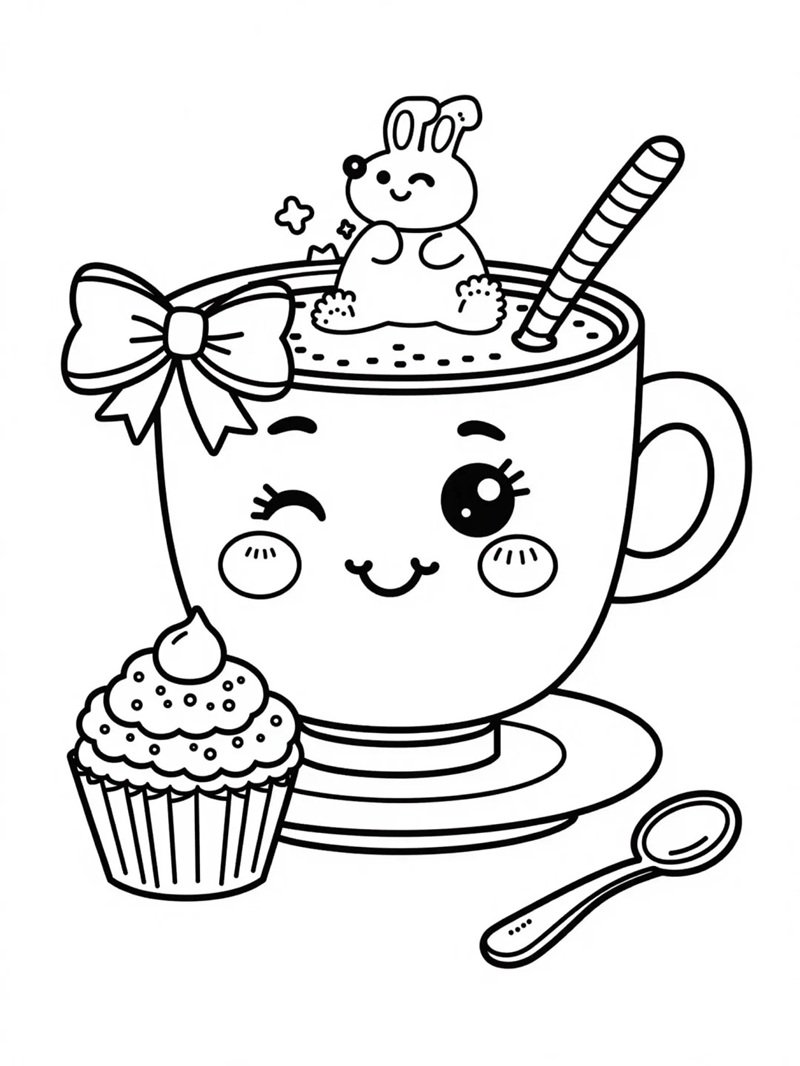 tranh tô màu cái cốc 21