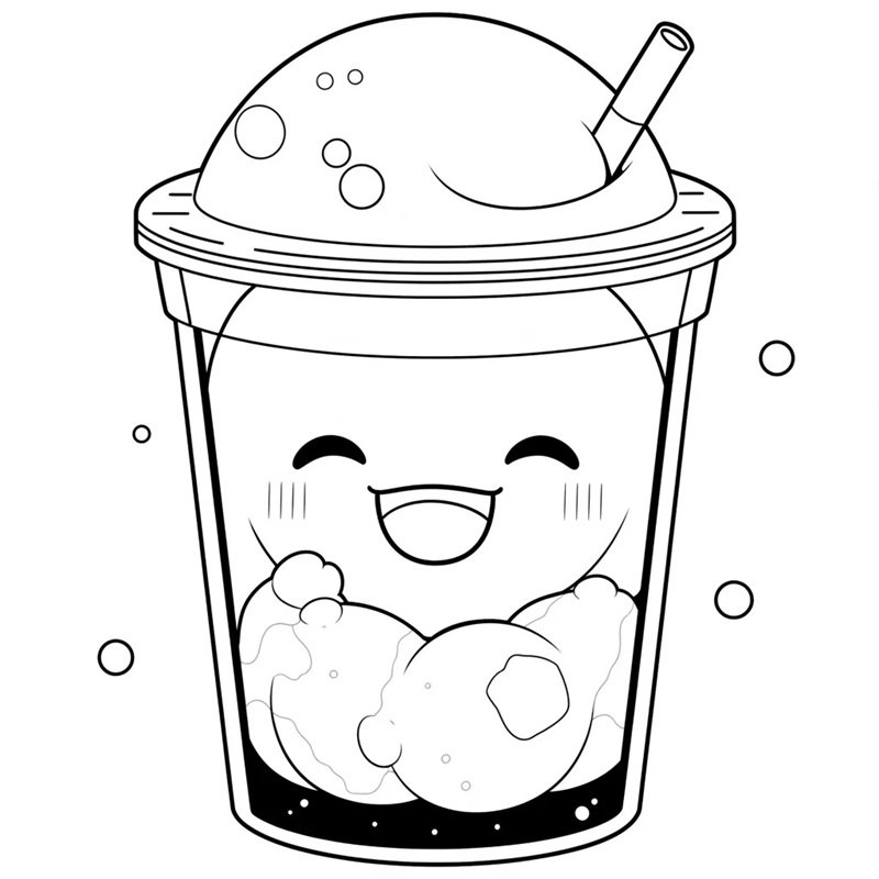 tranh tô màu cái cốc 26