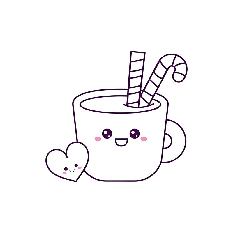 tranh tô màu cái cốc 3