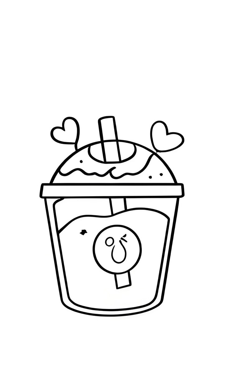 tranh tô màu cái cốc 8