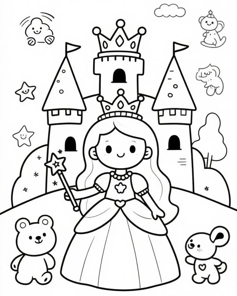 tranh tô màu cho bé 7-8 tuổi 35