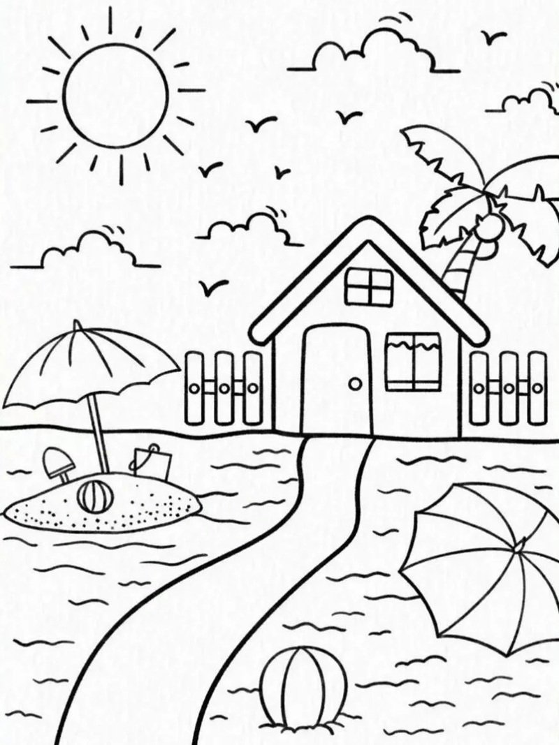 tranh tô màu cho bé 7-8 tuổi 9