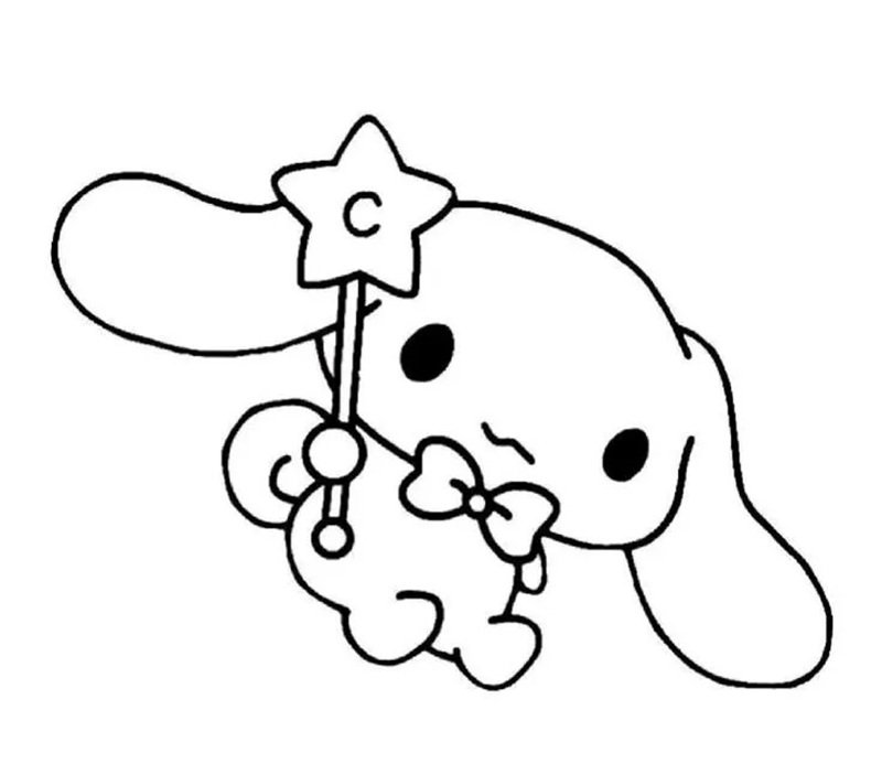 tranh tô màu cinnamoroll cute 14