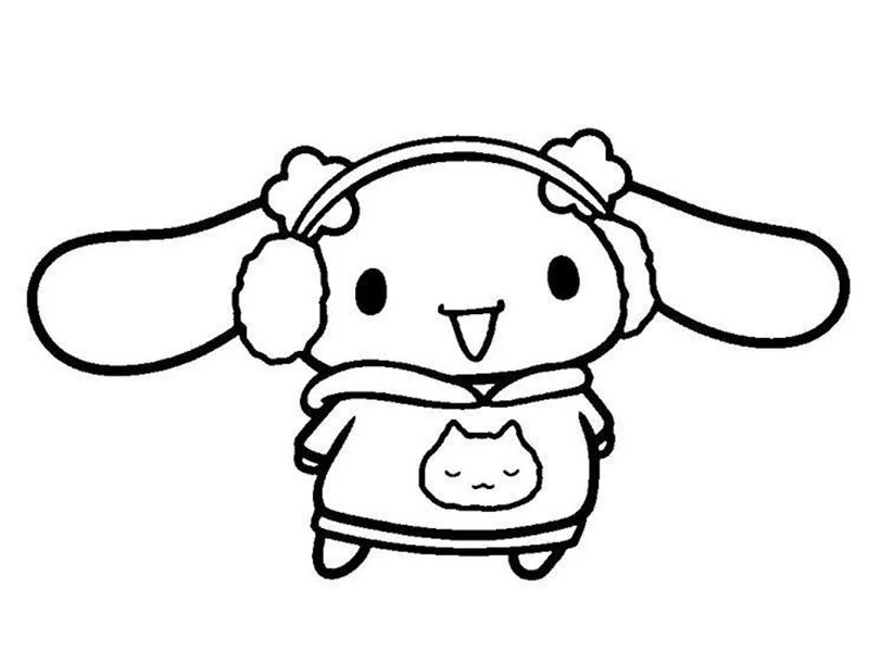 tranh tô màu cinnamoroll cute 17