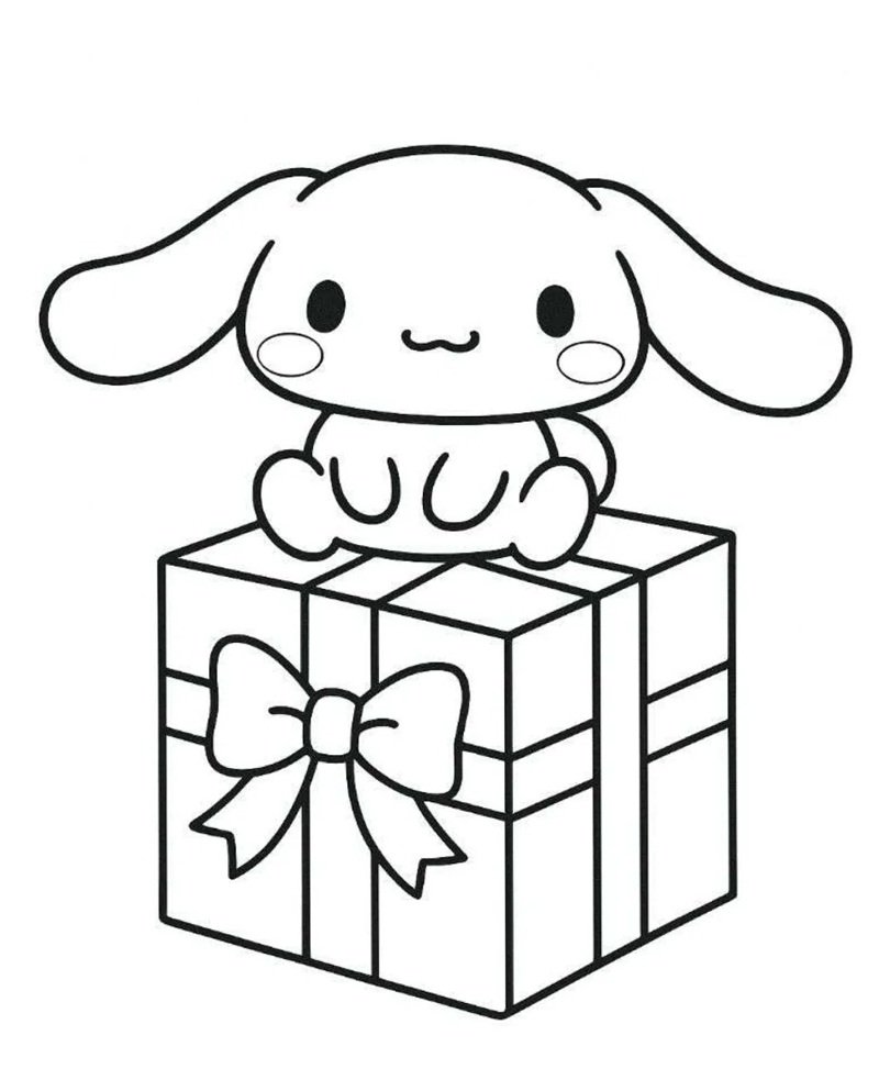 tranh tô màu cinnamoroll cute 27