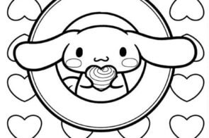 Tải ngay 60+ tranh tô màu Cinnamoroll cute cực xinh