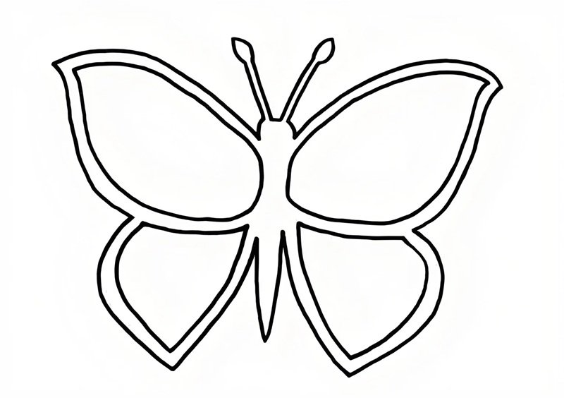 tranh tô màu con bướm 26