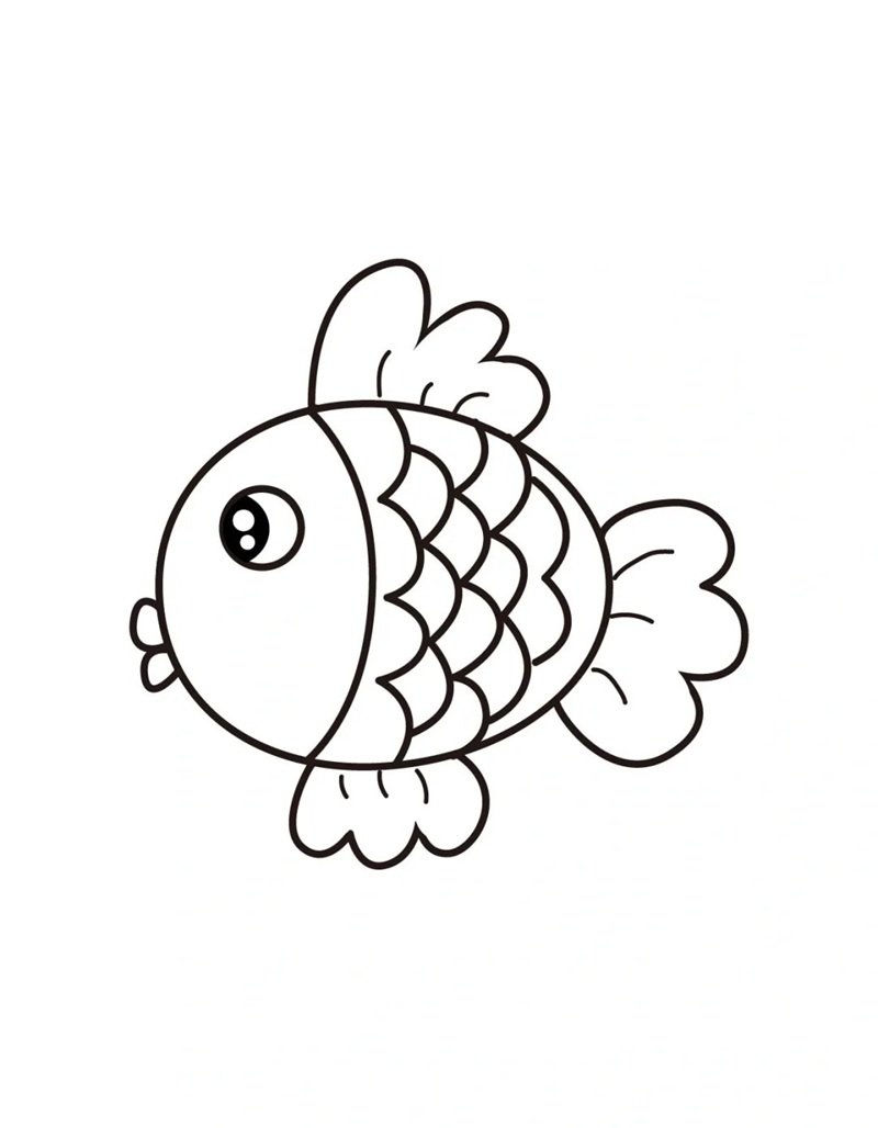 tranh tô màu con cá chép 29