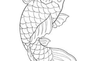 Tổng hợp 66+ tranh tô màu con cá chép cực chill 2025