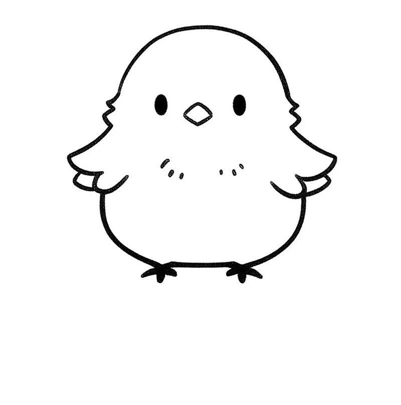 tranh tô màu con gà 28