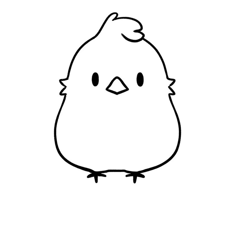 tranh tô màu con gà 29