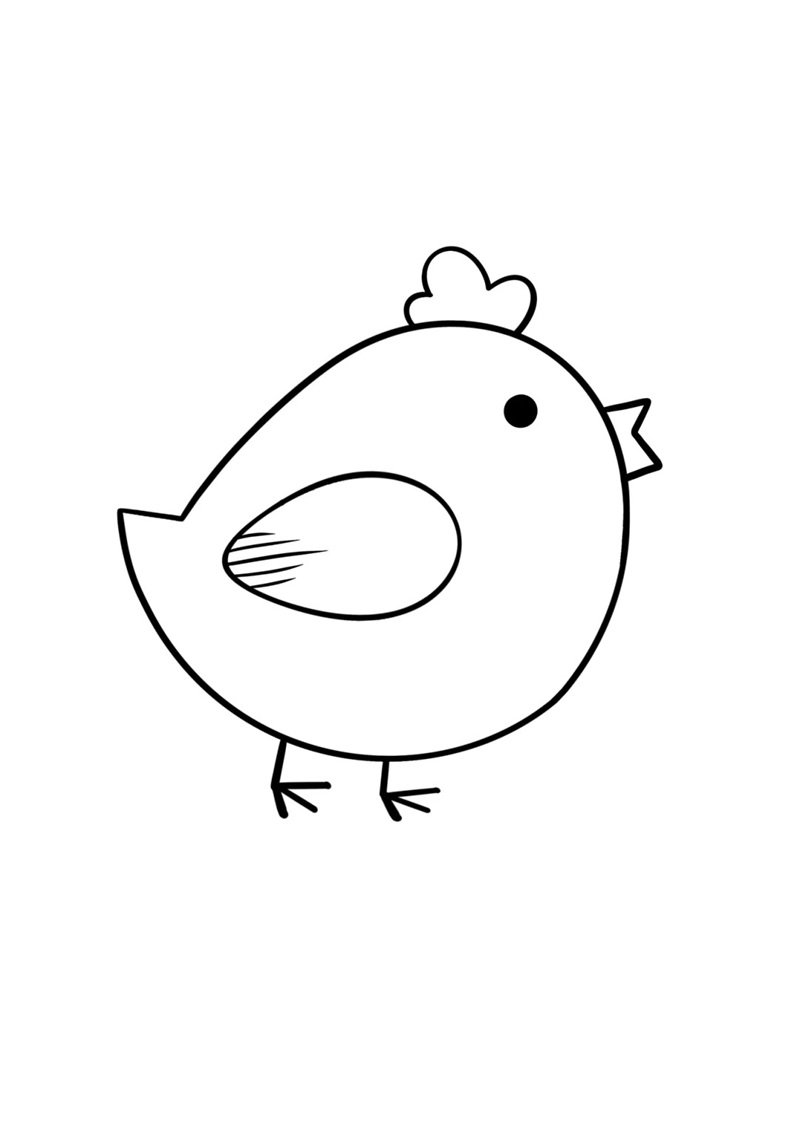 tranh tô màu con gà 31