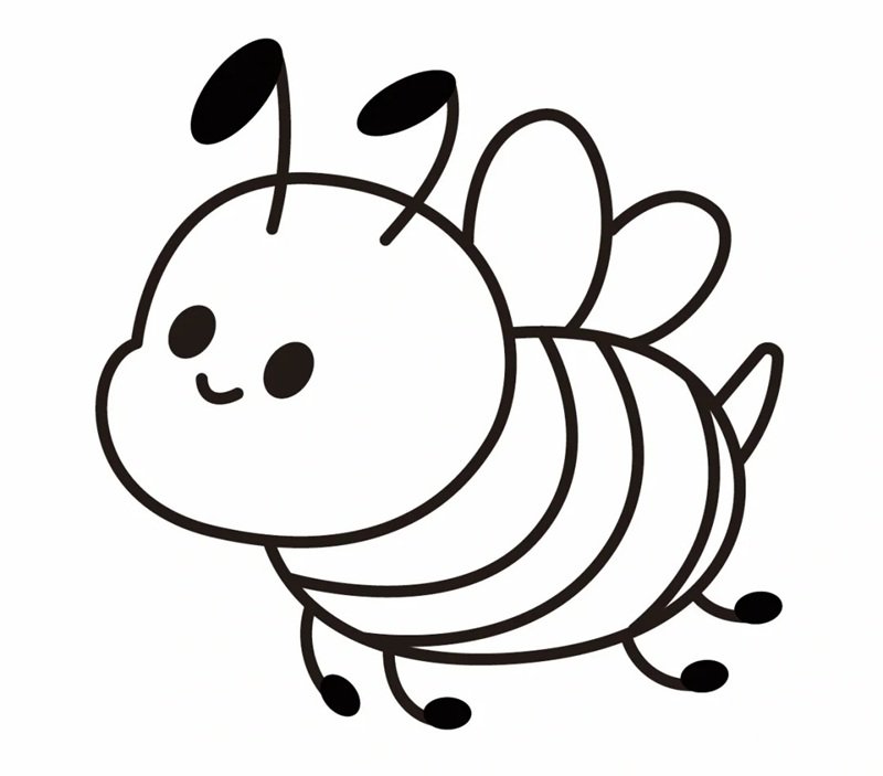 tranh tô màu con ong 28
