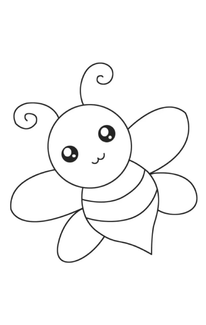 tranh tô màu con ong 6