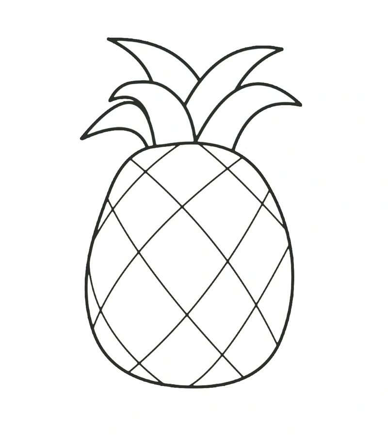 tranh tô màu đồ ăn cute mini 10