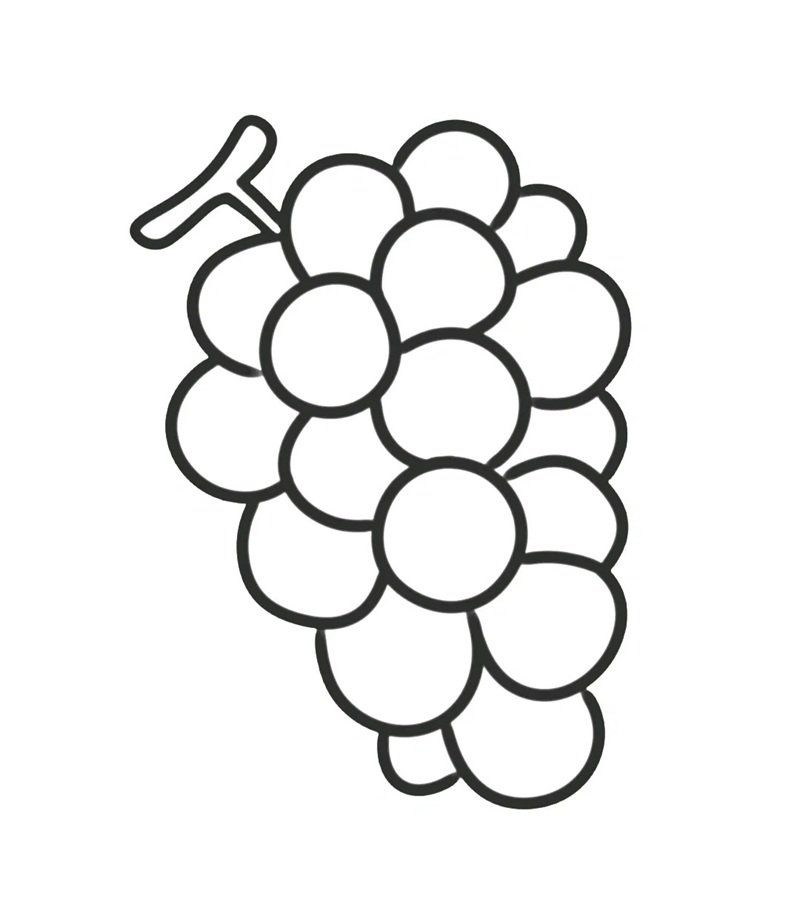 tranh tô màu đồ ăn cute mini 11