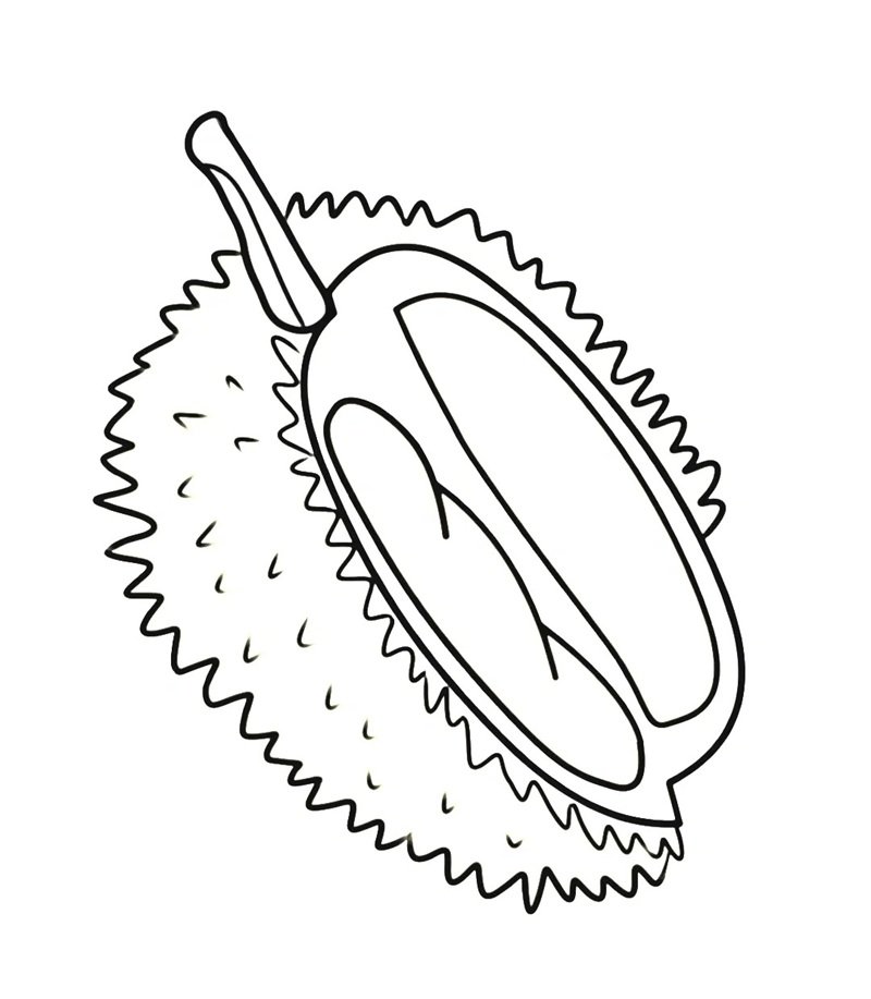 tranh tô màu đồ ăn cute mini 12