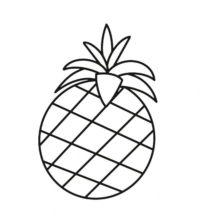 tranh tô màu đồ ăn cute mini 15