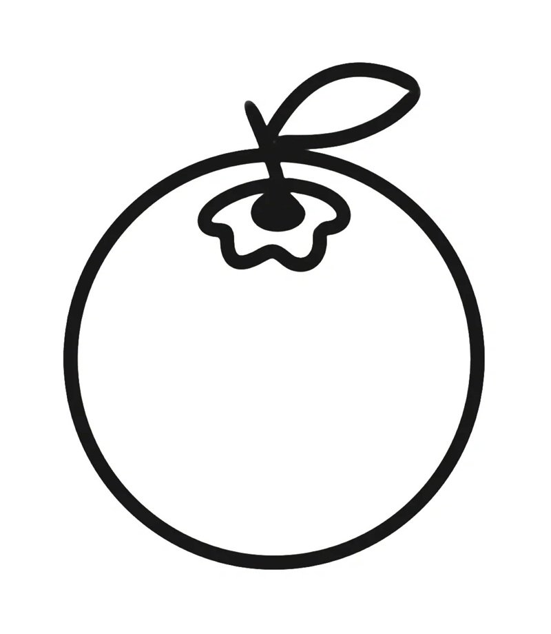 tranh tô màu đồ ăn cute mini 19