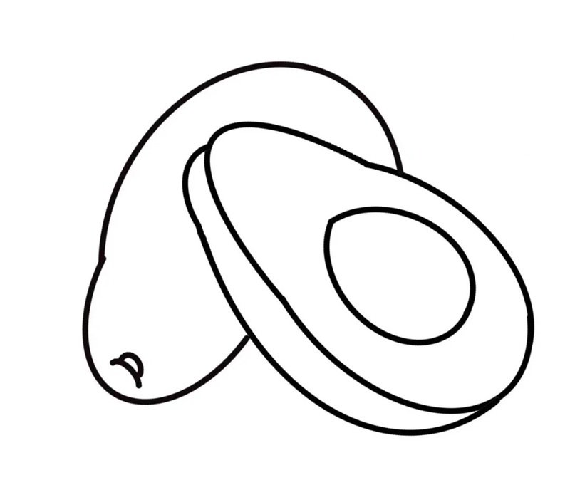 tranh tô màu đồ ăn cute mini 22