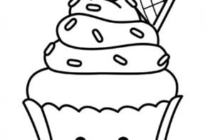 100+ Tranh tô màu đồ ăn cute mini siêu đáng yêu