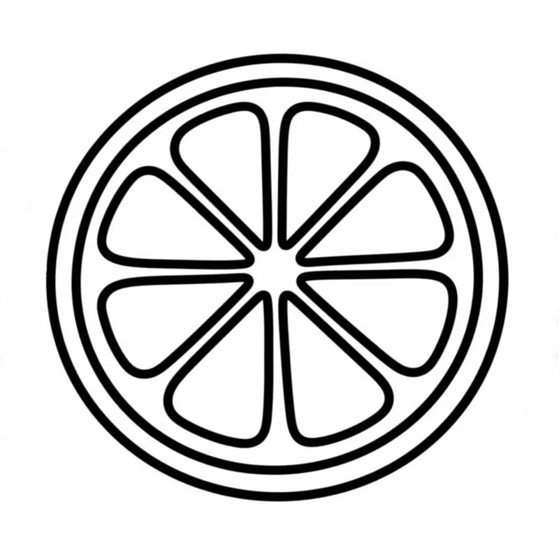 tranh tô màu đồ ăn cute mini 4