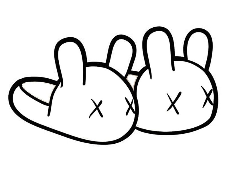 tranh tô màu đôi dép 14