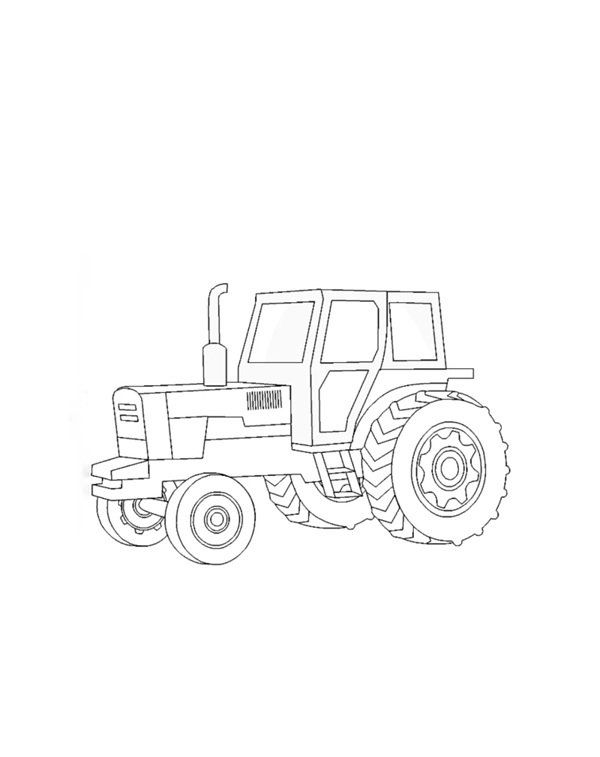 tranh tô màu dụng cụ nghề nông 1