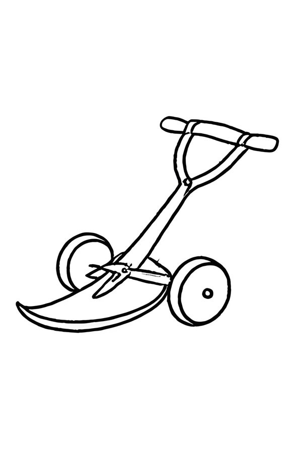 tranh tô màu dụng cụ nghề nông 10