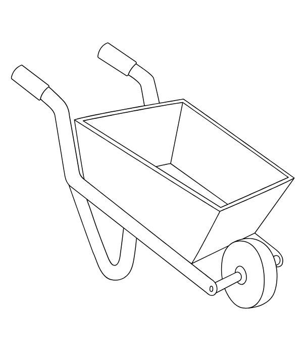 tranh tô màu dụng cụ nghề nông 12