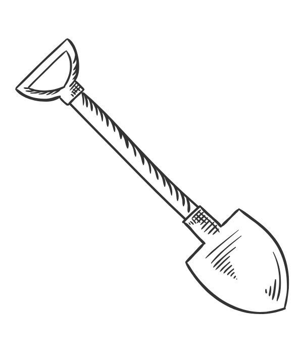 tranh tô màu dụng cụ nghề nông 13