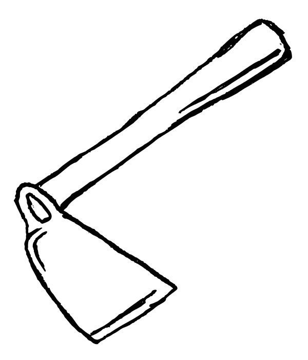 tranh tô màu dụng cụ nghề nông 18