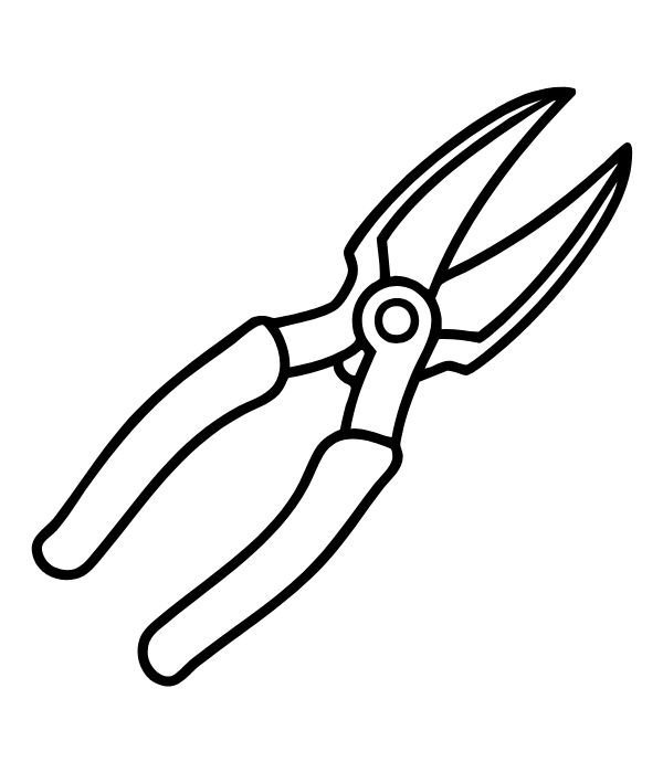 tranh tô màu dụng cụ nghề nông 24