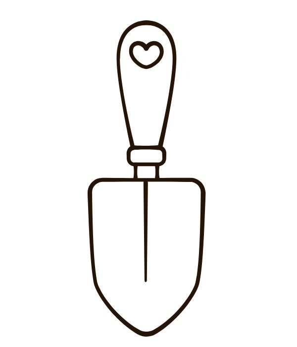 tranh tô màu dụng cụ nghề nông 25