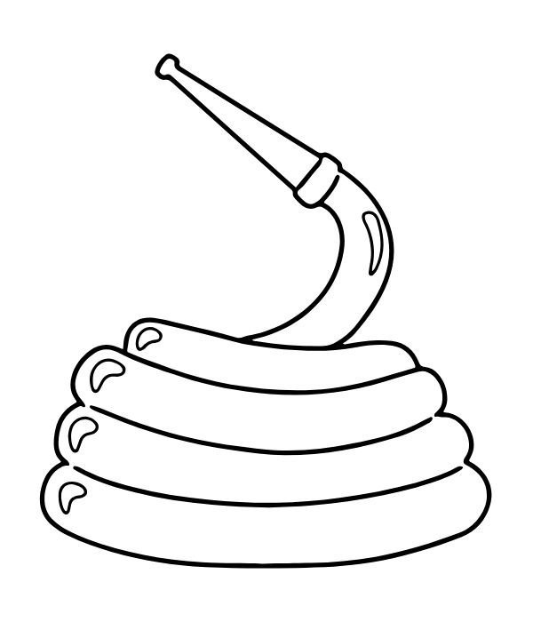 tranh tô màu dụng cụ nghề nông 27