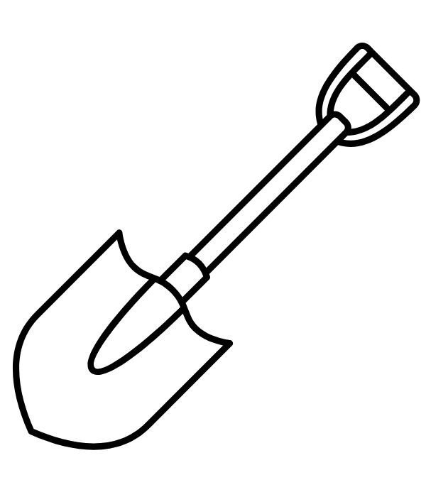 tranh tô màu dụng cụ nghề nông 35