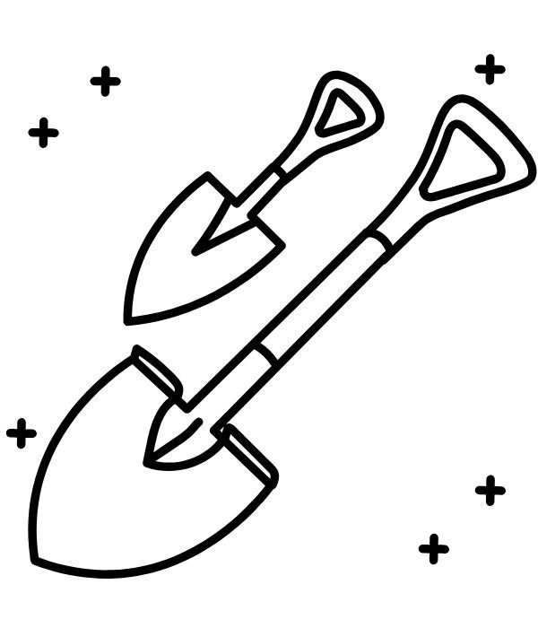 tranh tô màu dụng cụ nghề nông 36