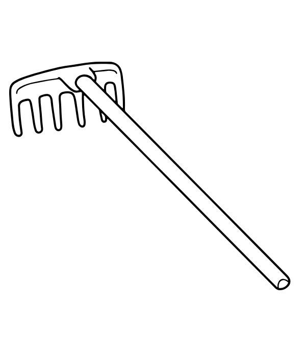 tranh tô màu dụng cụ nghề nông 37