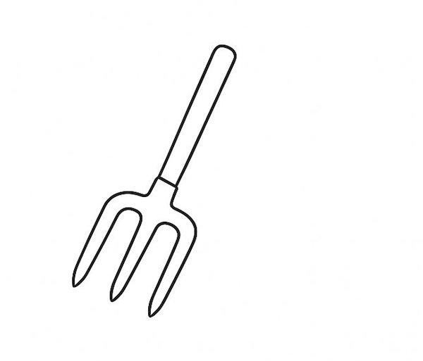 tranh tô màu dụng cụ nghề nông 6