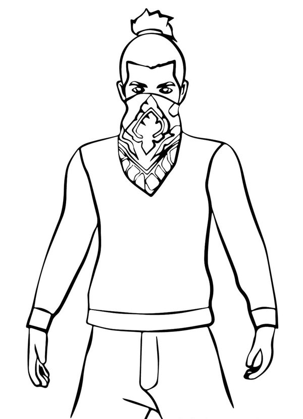 tranh tô màu free fire 15