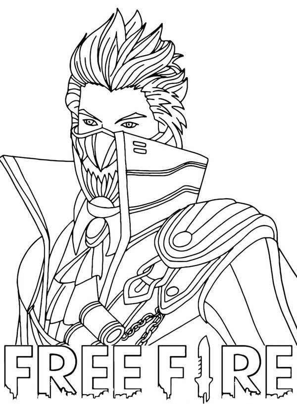 tranh tô màu free fire 17