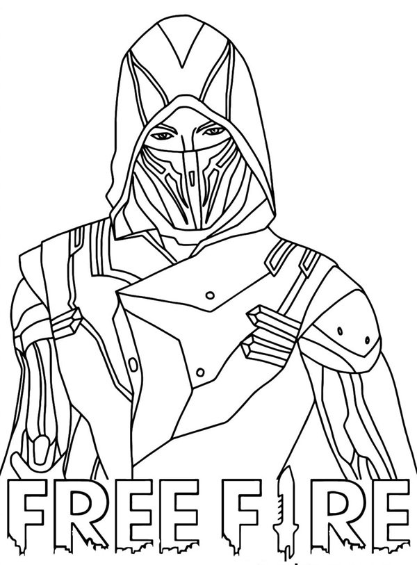 tranh tô màu free fire 20
