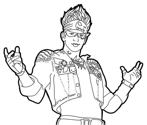 tranh tô màu free fire 21