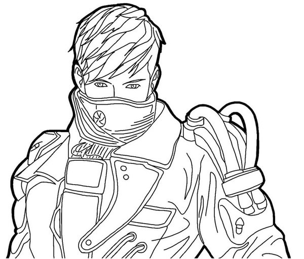 tranh tô màu free fire 36