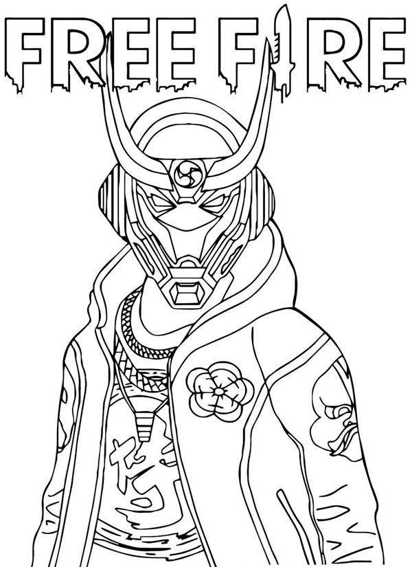 tranh tô màu free fire 6