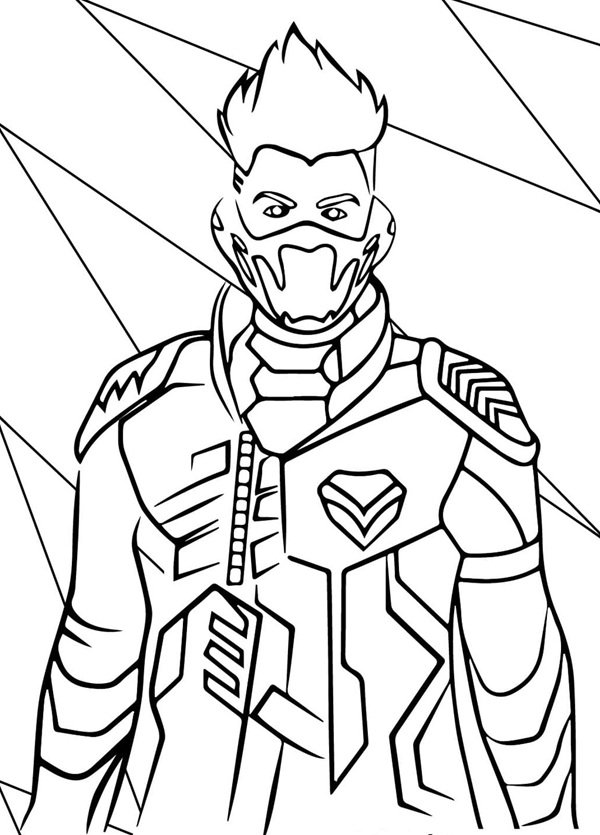 tranh tô màu free fire 7