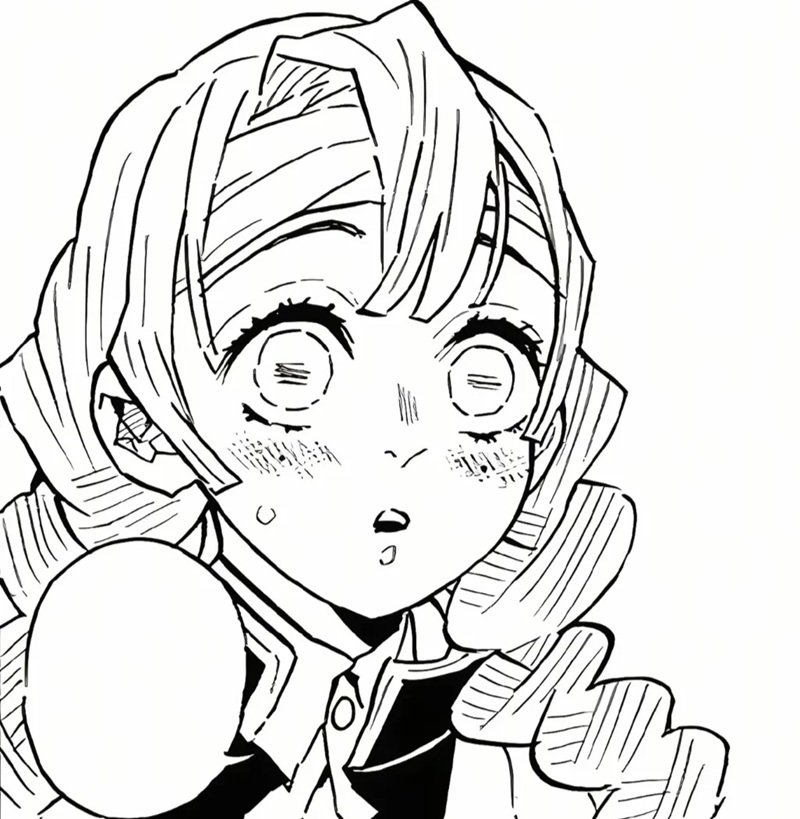 tranh tô màu mitsuri 20