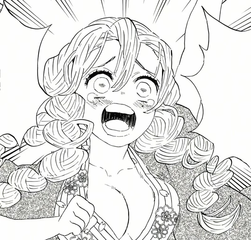 tranh tô màu mitsuri 24