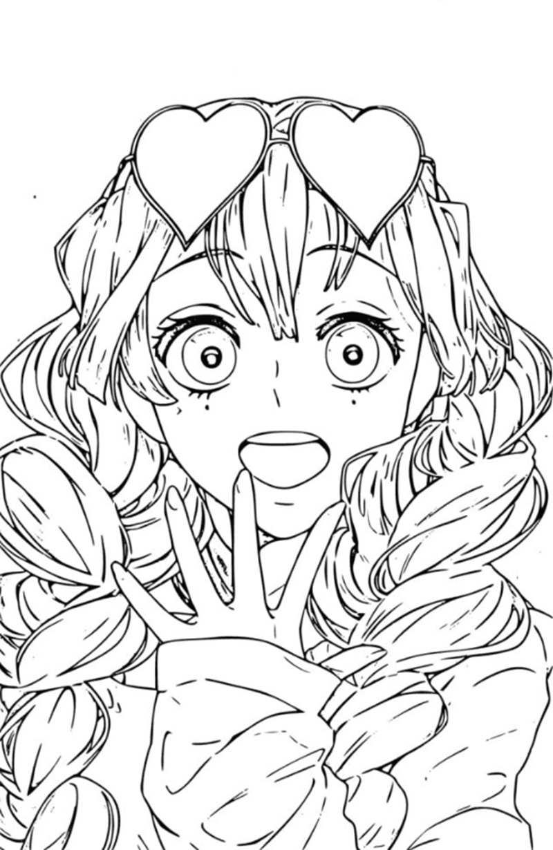 tranh tô màu mitsuri 7